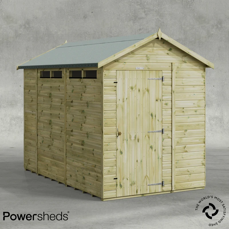 Premium Apex Security Shed