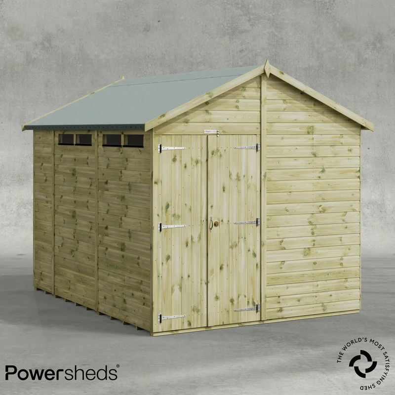 Premium Apex Security Shed