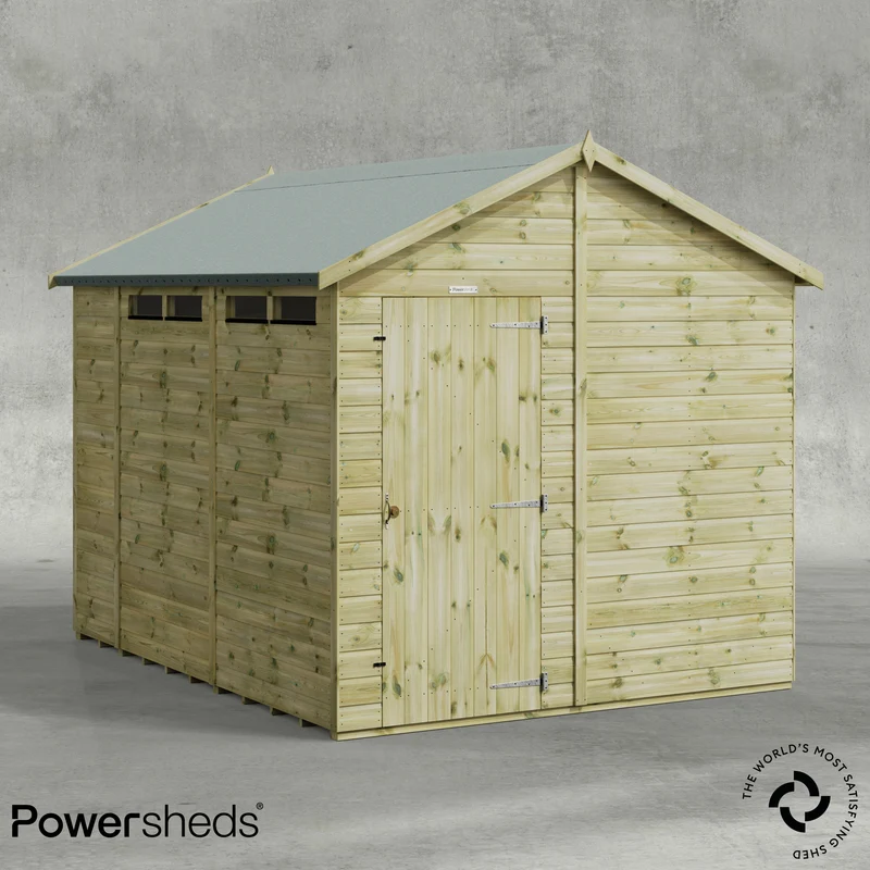 Premium Apex Security Shed