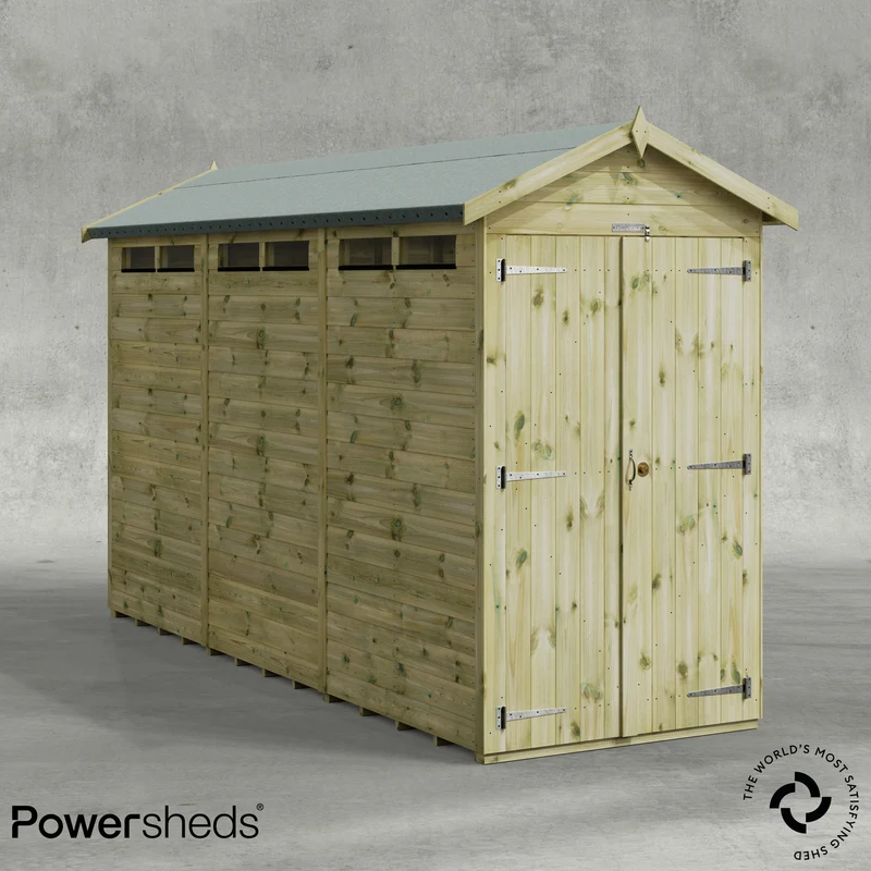 Premium Apex Security Shed