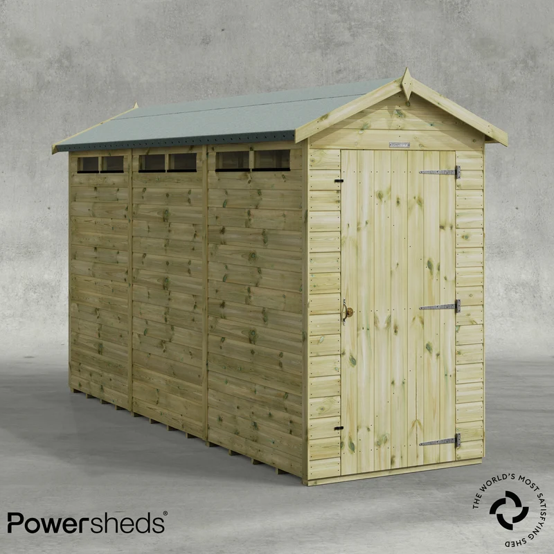 Premium Apex Security Shed