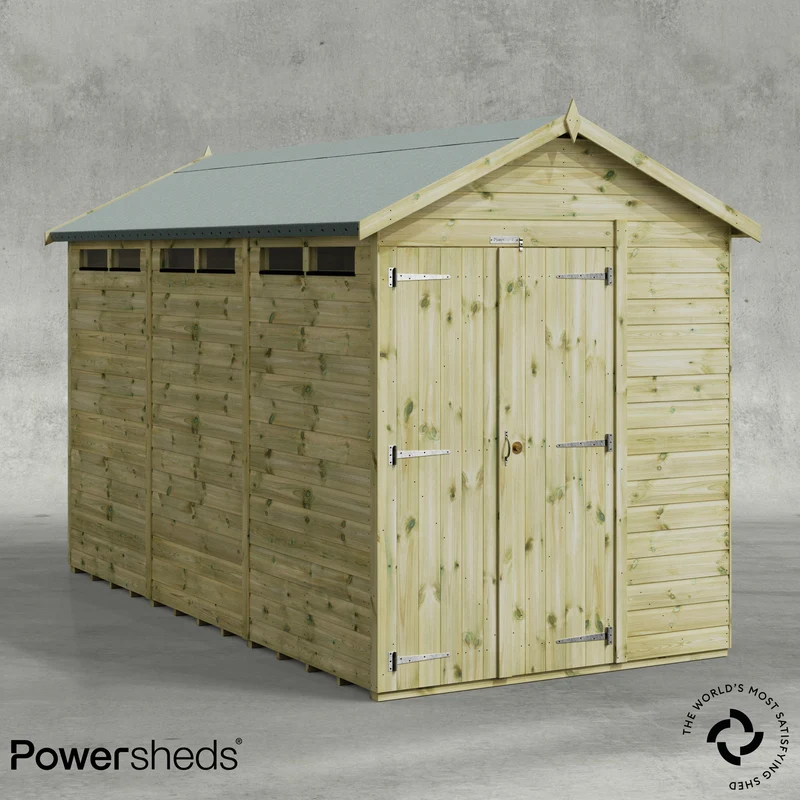 Premium Apex Security Shed