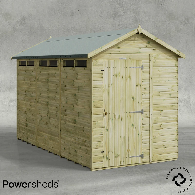 Premium Apex Security Shed