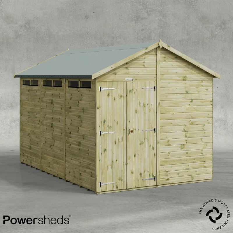Premium Apex Security Shed
