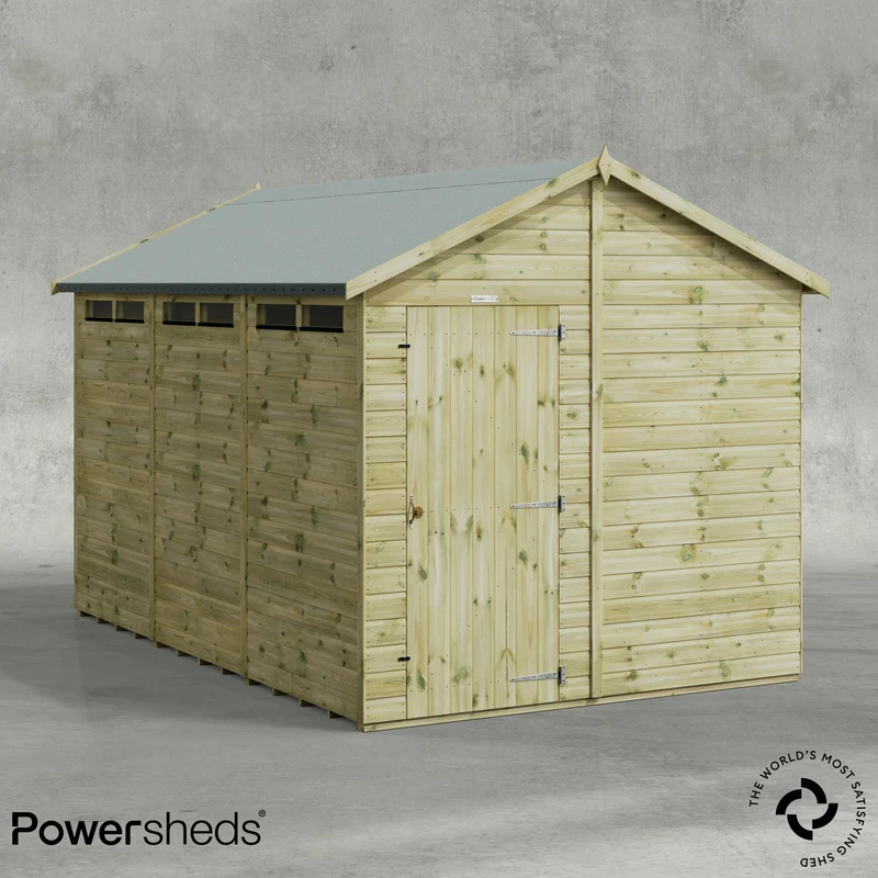 Premium Apex Security Shed