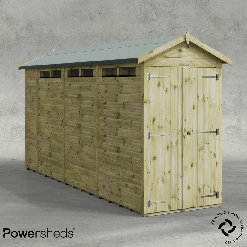 Premium Apex Security Shed