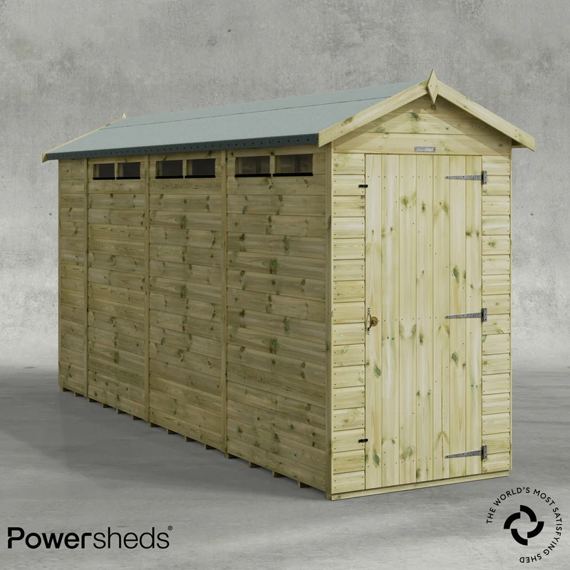 Premium Apex Security Shed