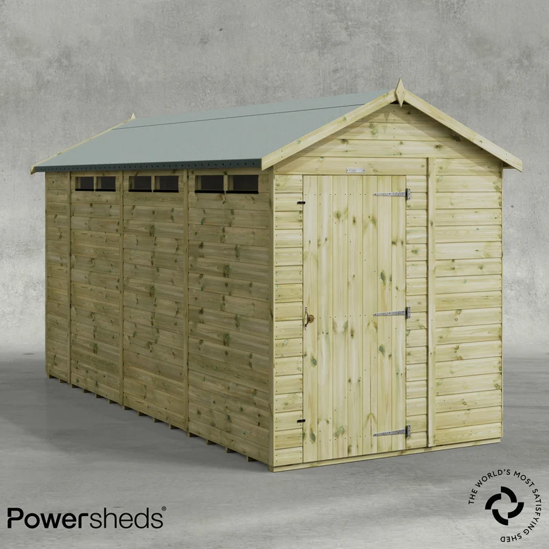 Premium Apex Security Shed