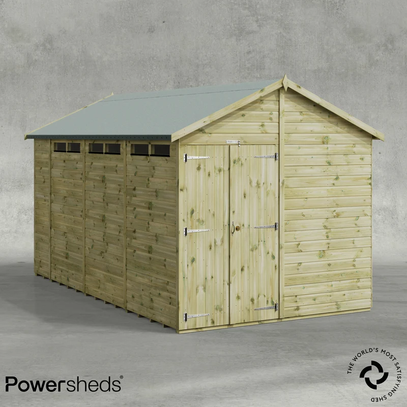 Premium Apex Security Shed