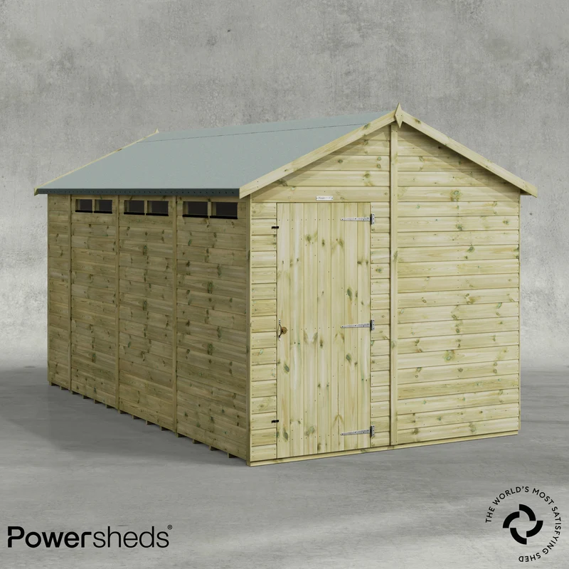 Premium Apex Security Shed