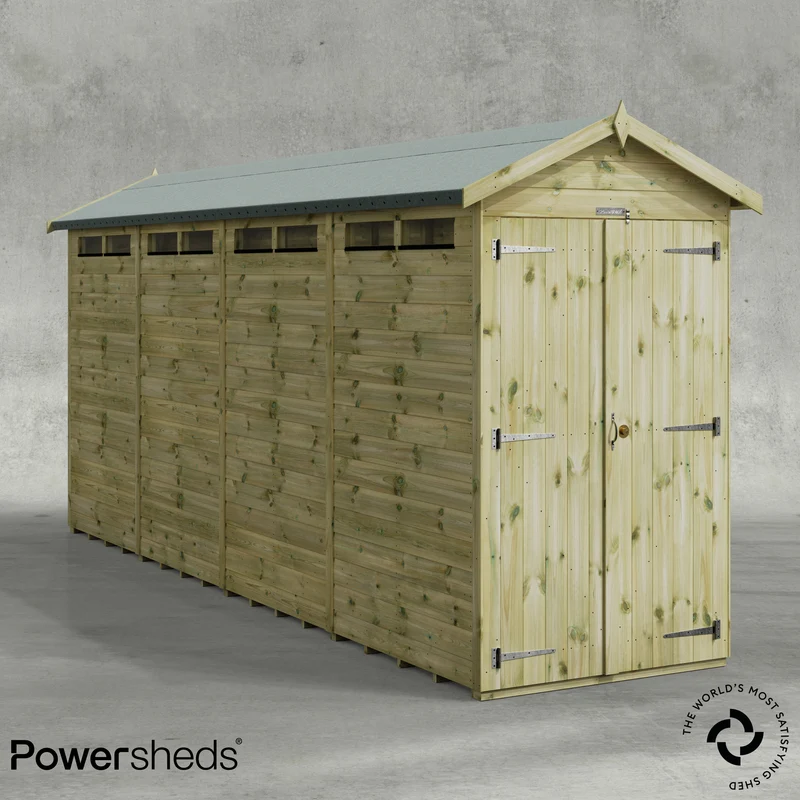 Premium Apex Security Shed