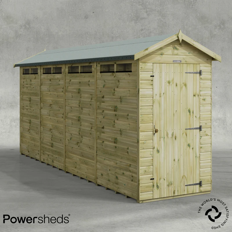 Premium Apex Security Shed