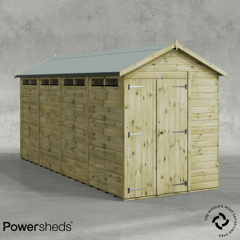 Premium Apex Security Shed