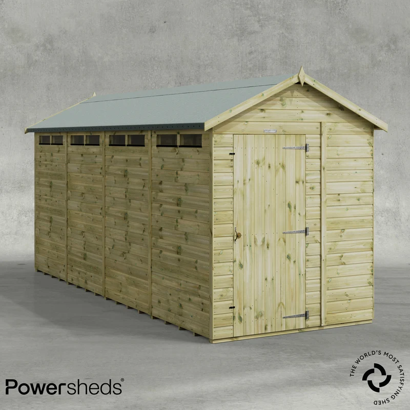 Premium Apex Security Shed