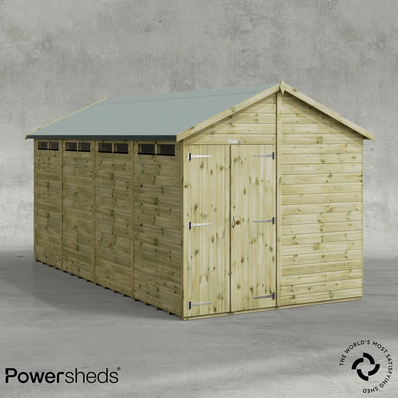 Premium Apex Security Shed