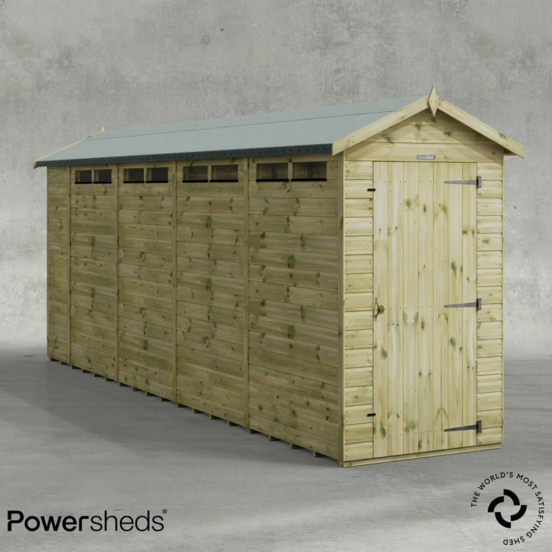 Premium Apex Security Shed