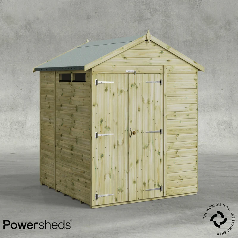 Premium Apex Security Shed