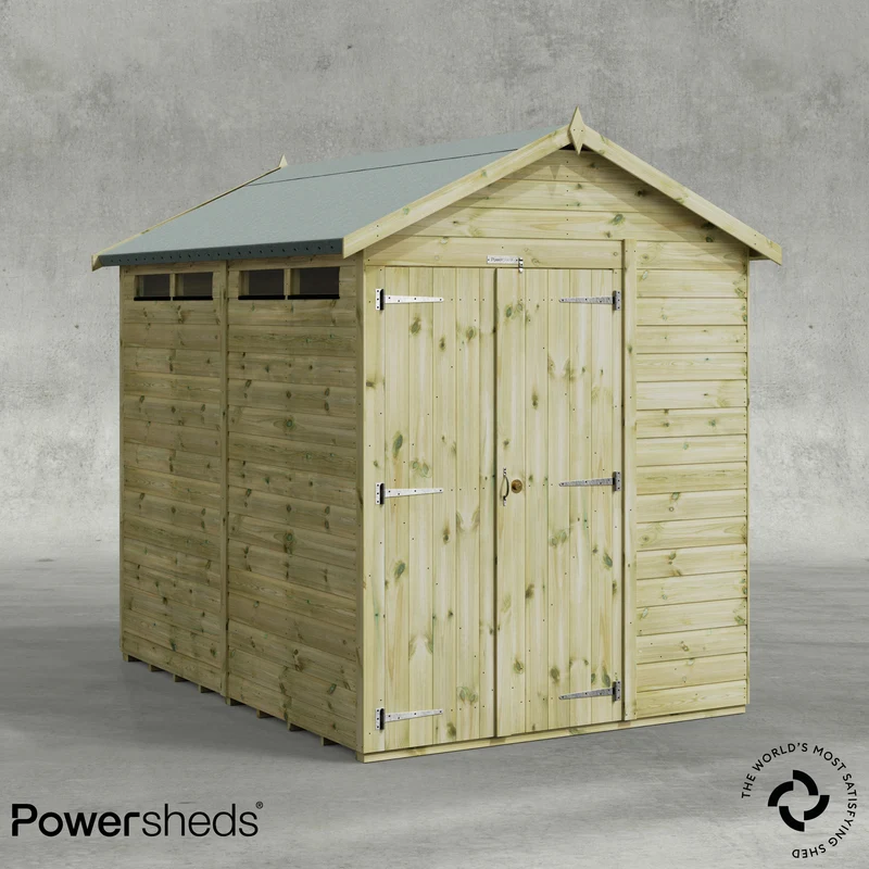 Premium Apex Security Shed