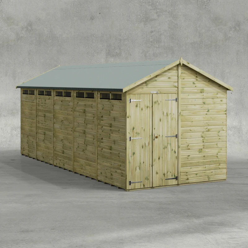 Premium Apex Security Shed