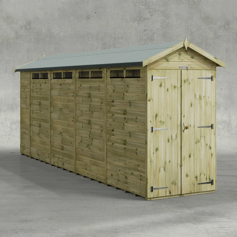 Premium Apex Security Shed