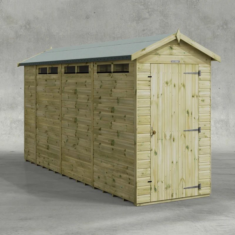 Premium Apex Security Shed