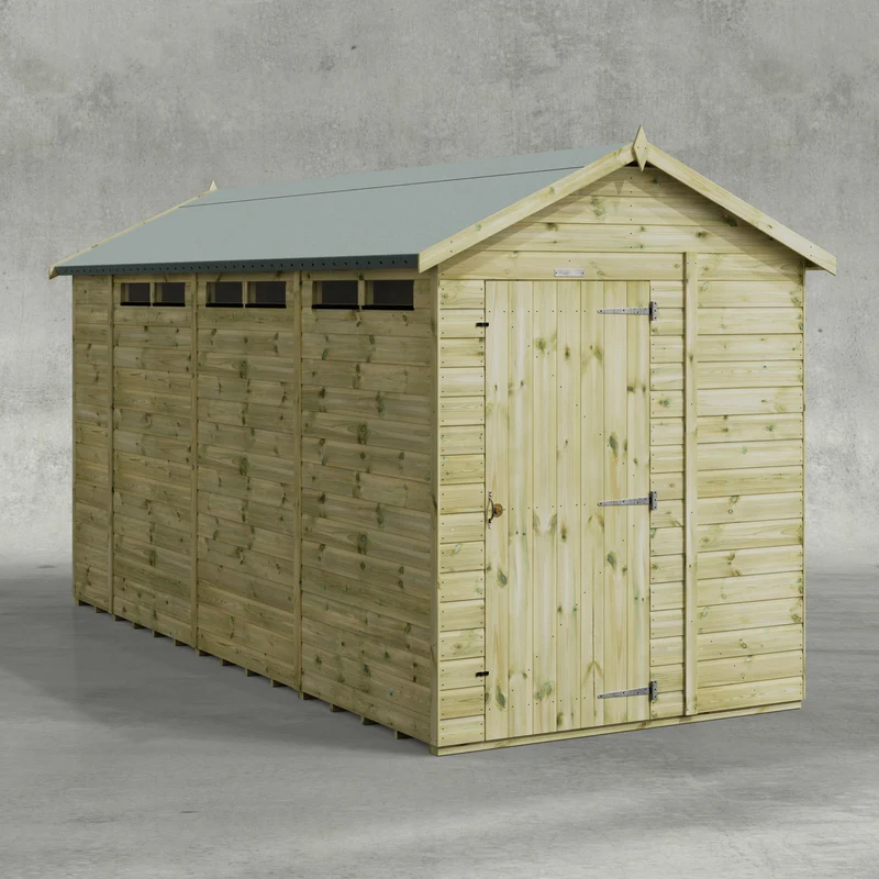 Premium Apex Security Shed