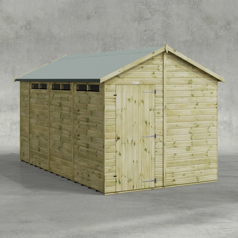 Premium Apex Security Shed