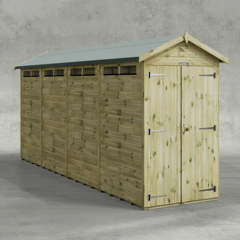 Premium Apex Security Shed