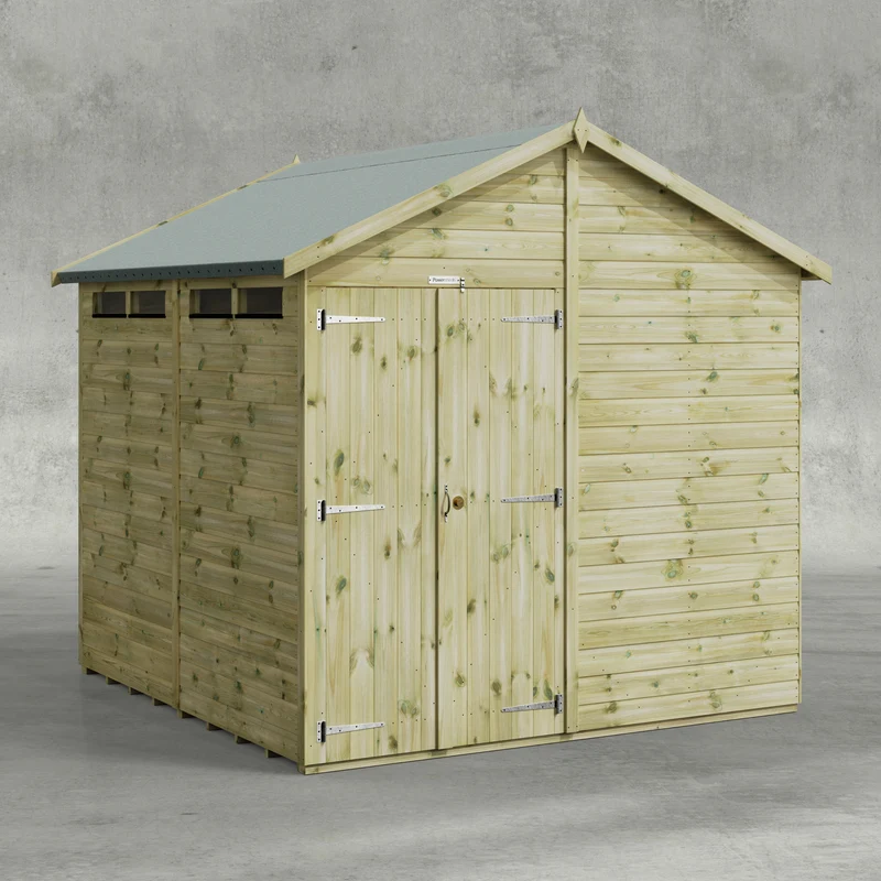 Premium Apex Security Shed