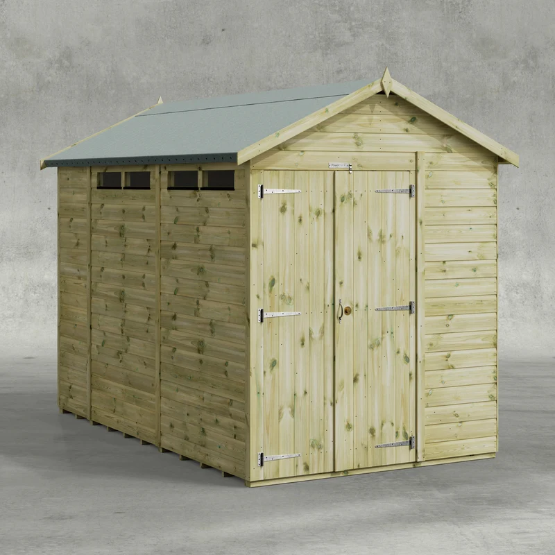 Premium Apex Security Shed