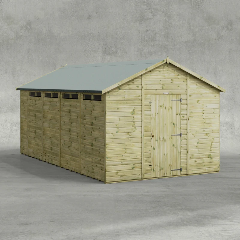 Premium Apex Security Shed