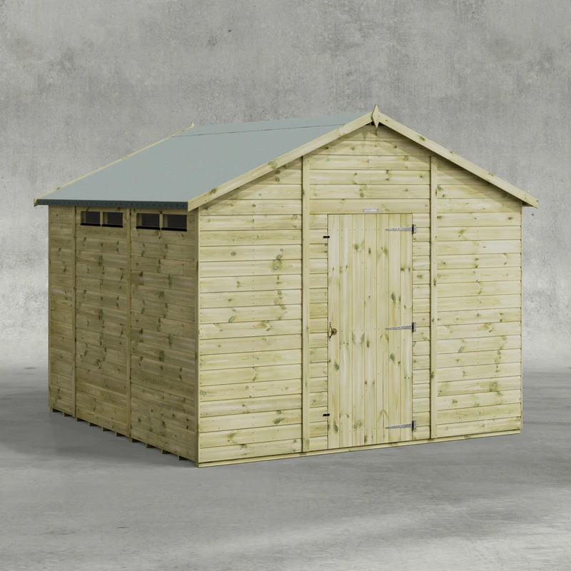 Premium Apex Security Shed