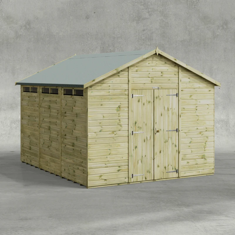 Premium Apex Security Shed
