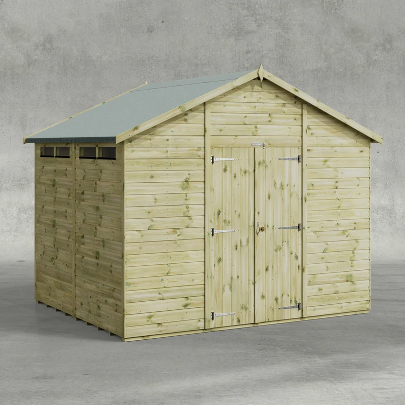 Premium Apex Security Shed