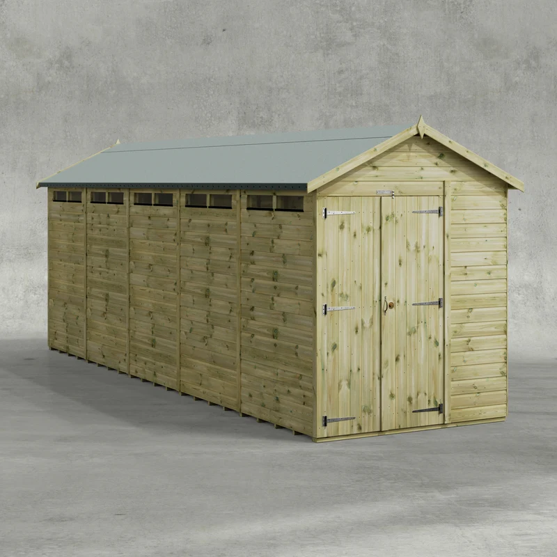 Premium Apex Security Shed