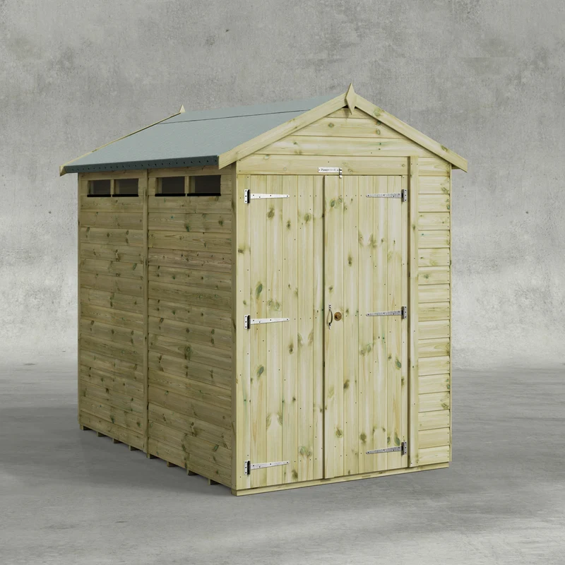 Premium Apex Security Shed
