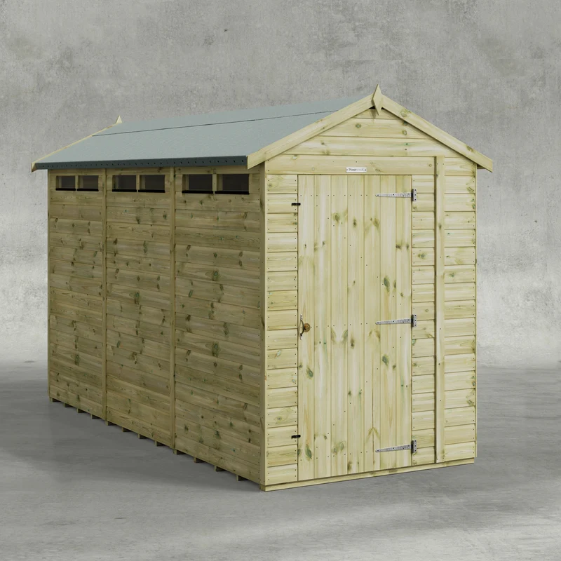 Premium Apex Security Shed