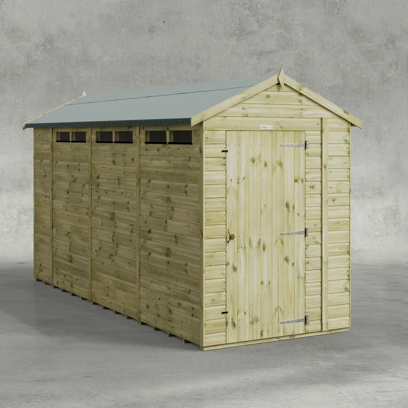 Premium Apex Security Shed
