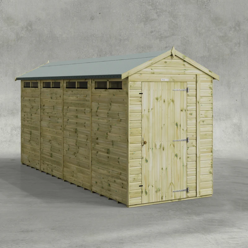 Premium Apex Security Shed
