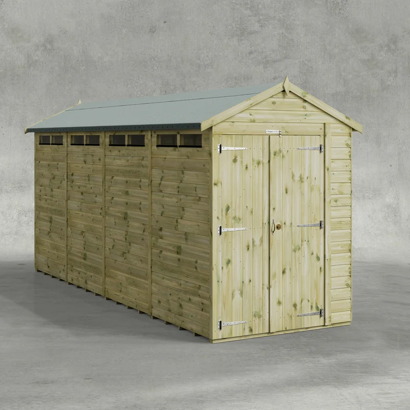 Premium Apex Security Shed