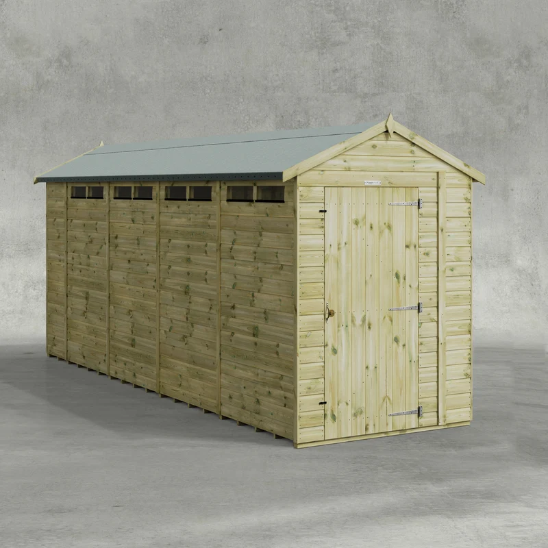 Premium Apex Security Shed