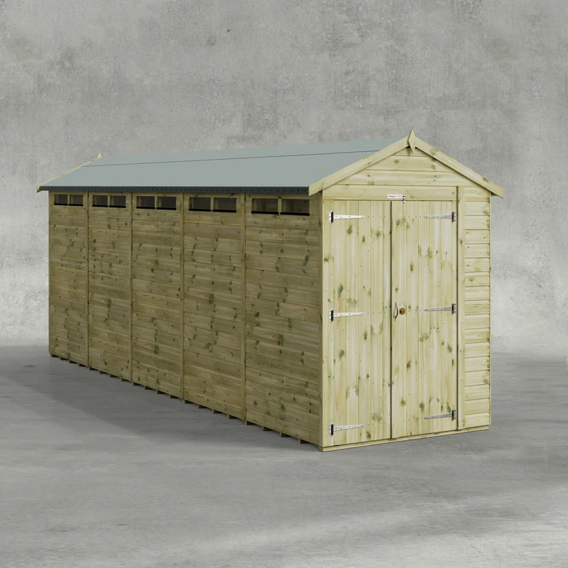 Premium Apex Security Shed