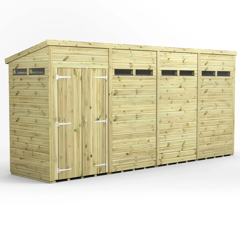 Premium Pent Security Shed