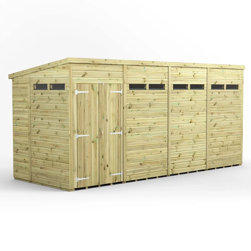 Premium Pent Security Shed