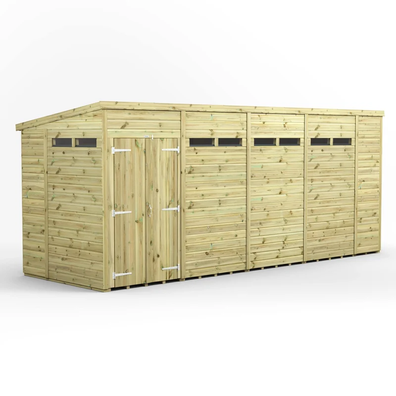 Premium Pent Security Shed