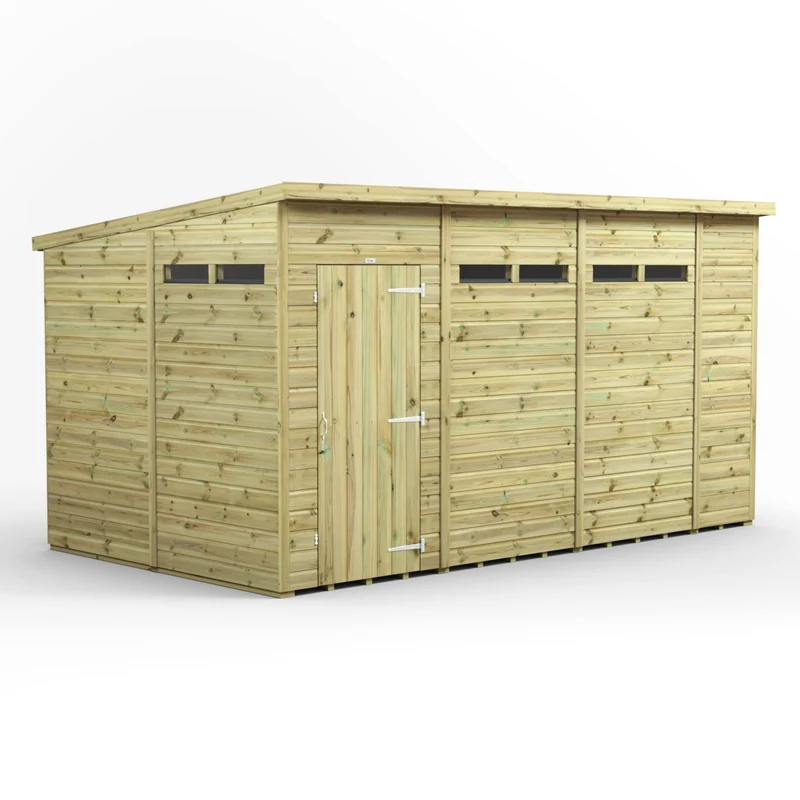 Premium Pent Security Shed