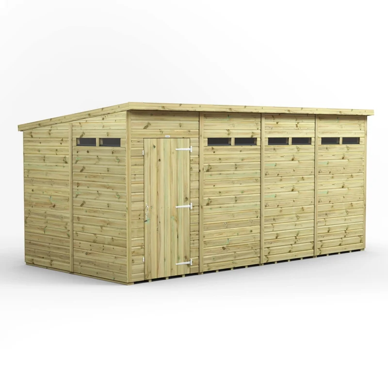Premium Pent Security Shed