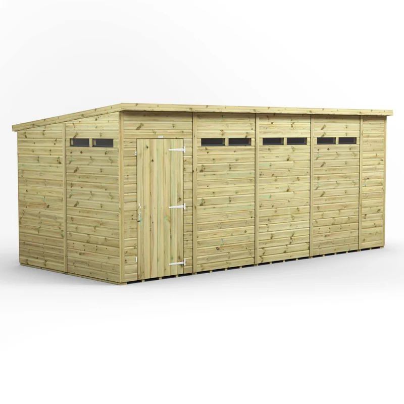 Premium Pent Security Shed