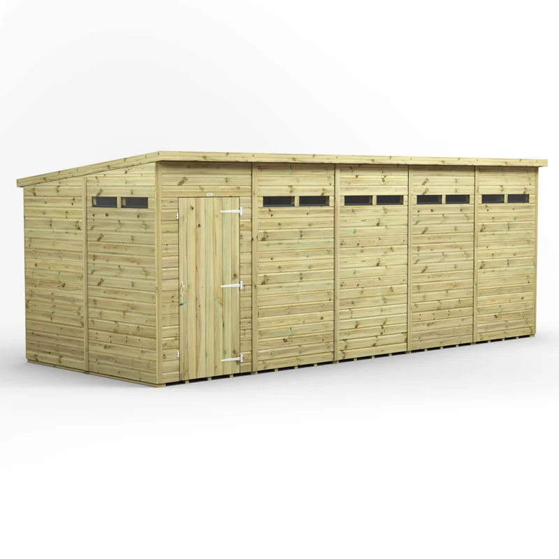 Premium Pent Security Shed