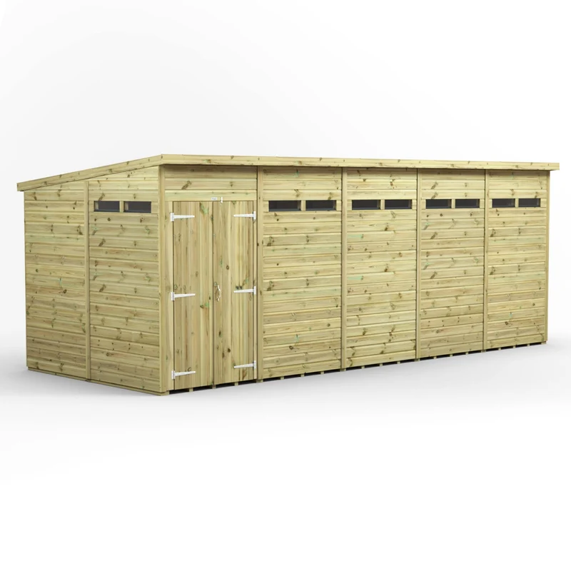 Premium Pent Security Shed